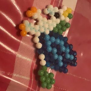 Unicorn aqua bead